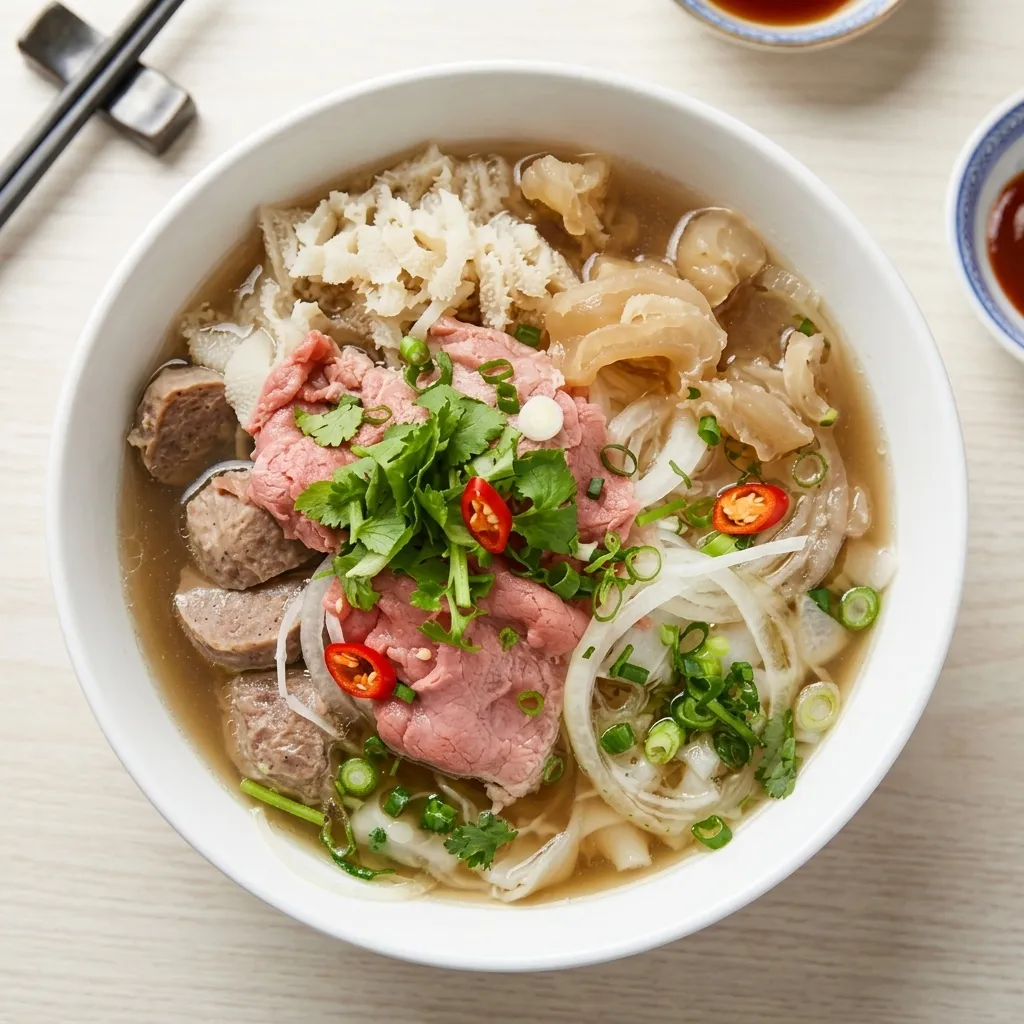 Pho Dac Biet — Combination Pho at Bolsa Restaurant in southeast Calgary